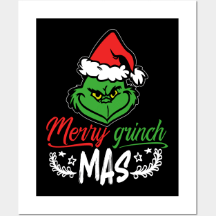 Merry Grinchmas Posters and Art